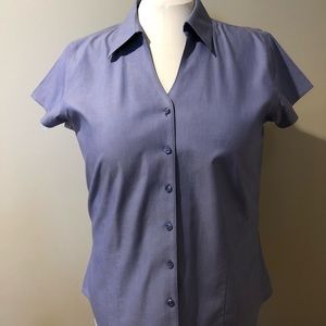 Blue No-Iron Shirt Size Large